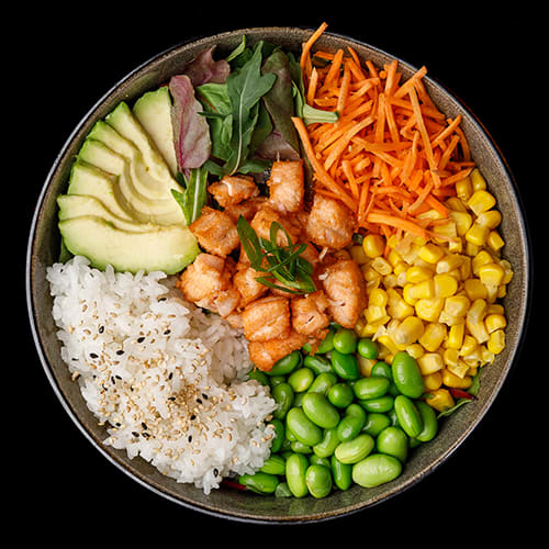 Produktbild Funa Poke Bowl Fried Salmon
